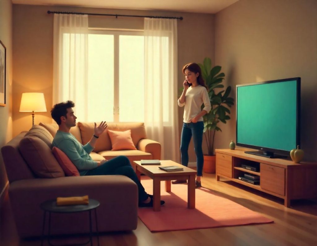 The Awkward Moment in the TV Room: A Common Family Dilemma